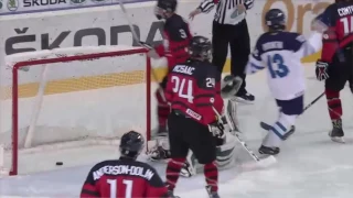 Kristian Vesalainen Hat Trick vs Canada | Apr 18 2017