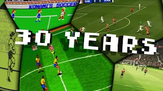 30 years of football games: 1989-2020 Retrospective Review of FIFA, PES & others.