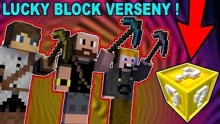 ÉN LETTEM A LUCKY BLOCK KIRÁLY ! 👑 | NAGY LUCKY BLOCK VERSENY w/ ZsDav és Sajt32