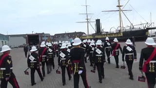 Band of HM Royal marines Band after Den Helder Taptoe 2023