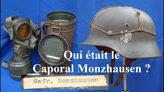 Retrouver l'identité d'un soldat allemand? Enquête sur le casque et masque à gaz du Cpl  Monzhausen