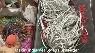 Pet Straps Crusher, Packing Straps Shredder, White Straps Grinding, #StripsCutter #PetStripsCrusher,