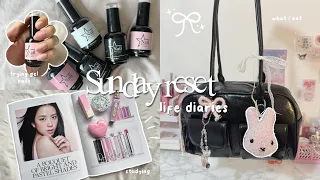 sunday reset vlog | cleaning, studying, yummy food, trying gel nails ft. Nail Reserve