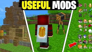 Top 5 BEST Mods For Minecraft PE 1.20+ | Useful Mods For MCPE 😍