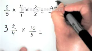 Multiplicación de fracciones