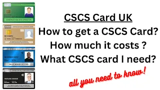 CSCS Card UK 2023 | CITB Health & Safety Test | How to Get a CSCS Card | How much CSCS Card Cost