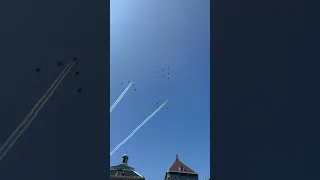 Saab Gripens And Saab 105’s Over Stockholm #shorts