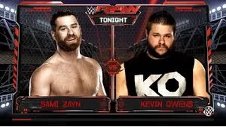 Sami Zayn Vs Kevin Owens Highlights WWE Raw 09/05/16 (05/09/2016 BR)