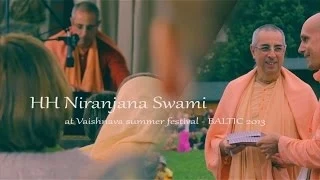 Niranjana Swami at Vaishnava summer festival - BALTIC 2013