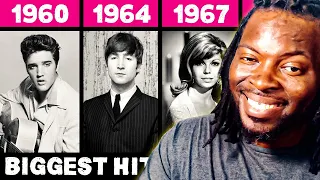 REACTING TO THE Most Popular Song Each Month in the 60s | REACTION