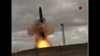 Пуск ракеты Сатана SS-20 из шахты!