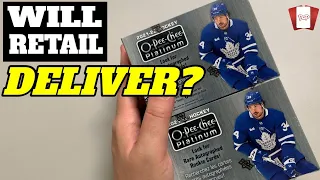 Opening Upper Deck 2021-22 O-Pee-Chee Platinum Retail Blaster Boxes