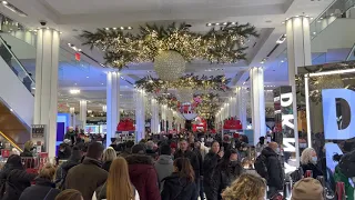 Macy’s Black Friday crowd Apple iPhone 13 Pro Max 4K60fps HDR New York City 2021