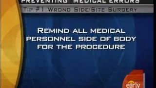 Preventing Medical Mistakes