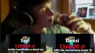 OGROMNA BITWA DONATÓW MIĘDZY @Sagi1  A @dexsi66 NA LIVE U PITERA!💸