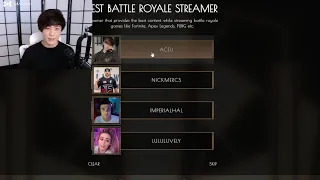 Sykkuno Vote for the Best Streamer Awards