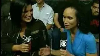 Gina Carano Talks With Karyn Bryant Following Cris Cyborg's Win Over Shayna Baszler On CBS