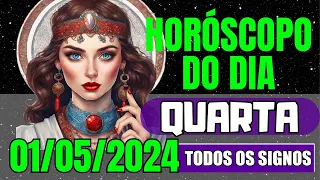 HORPOSCOPO DIARIO | QUARTA 01 de MAIO de 2024 | TODOS OS SIGNOS