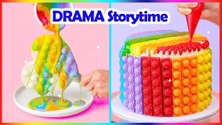 🤓 DRAMA Storytime 🌈 Top 10+ Satisfying Rainbow Cake Decorating Hacks