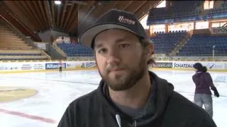 Joe Thornton und Rick Nash in Davos