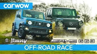 Suzuki Jimny vs Mercedes-AMG G63: OFF-ROAD RACE!