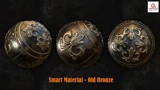 Substance Painter  -  Smart Material, Old Bronze