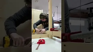 Cabinet making using pocket-holes! #massca #pocketholejig #cabinets #shorts