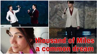 reaccion Dimash y Zhang Yingxi "thoundsands miles a common dream" presentation de gala de año nuevo.