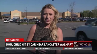 Mom, child hit by car near Lancaster Walmart