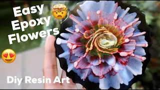 Easy DIY 3d resin Flower (Step by Step Resin Art Tutorial)