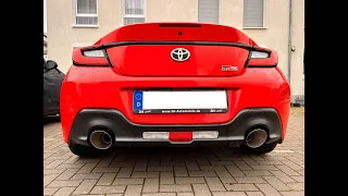 Toyota GR86 - Milltek NON resonated vs Stock