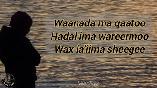 HEES | Waa Maxay Wax Yeeladan | Maxamed Cali Fursheed | Original + lyrics