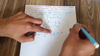 Prove that the operator for linear momentum is hermitian | Solved problems on Hermitian Operator QM