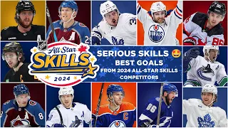 SERIOUS SKILLS 🤩 Best Goals from 2024 All-Star Skills Competitors
