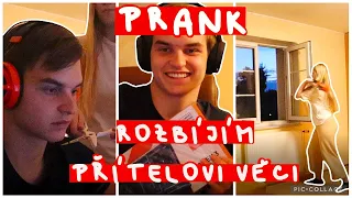 PRANK ROZBILA JSEM PŘÍTELOVI HERNÍ SLUCHÁTKA Aneb Kubův Nový Setup (Kuba a Danča)