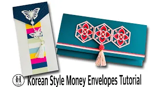 Chusok Money Envelopes Tutorial- Korean Style | Spellbinder Mini Die Club- August 2021