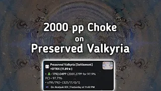 osu!droid | preserved valkyria +dtrx choke