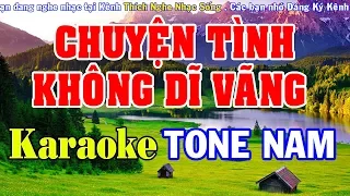 Chuyện Tình Không Dĩ Vãng Karaoke - Tone Nam - Nhạc Sống Karaoke