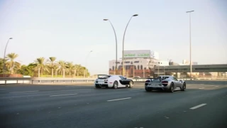 Porsche Spyder 918 Vs  Bugatti Veyron & 1900BHP Nissan Patrol