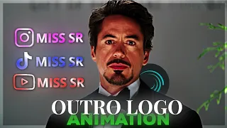 Outro logo watermark animation | Alight Motion (preset)