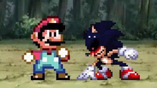 Speed Animation - Sonic.EXE Vs Devil Mario