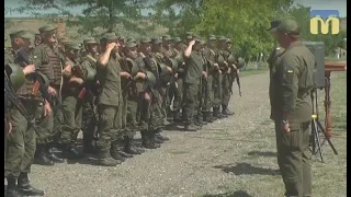 Закриття зборів резервістів Національної гвардії України