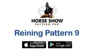 HORSE SHOW PATTERN PRO: AQHA, APHA and NRHA Reining Pattern 9