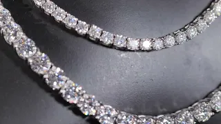 Tennis Chain | Moissanite Tennis Chains | diamond tennis chain | Lab diamond tennis necklace