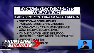 Dagdag-benepisyo para sa solo parents, naisabatas na