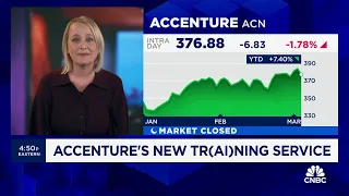 Accenture CEO talks new 'LearnVantage' program that upskills workers in AI & tech