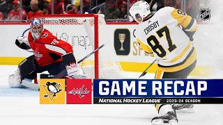 Penguins @ Capitals 10/13 | NHL Highlights 2023