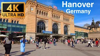 Hanover, Germany 🇩🇪 - Walking Tour 2022 - Hannover 4K