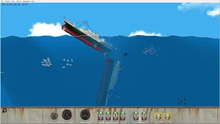 Floating Sandbox sinking RMS Titanic