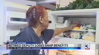 Retired deputy loses SNAP benefits due to income changes
